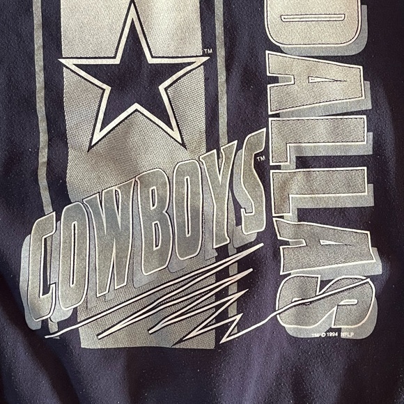 Dallas cowboys crewneck sweatshirt XL logo 7 Authentic vintage - Picture 5 of 6